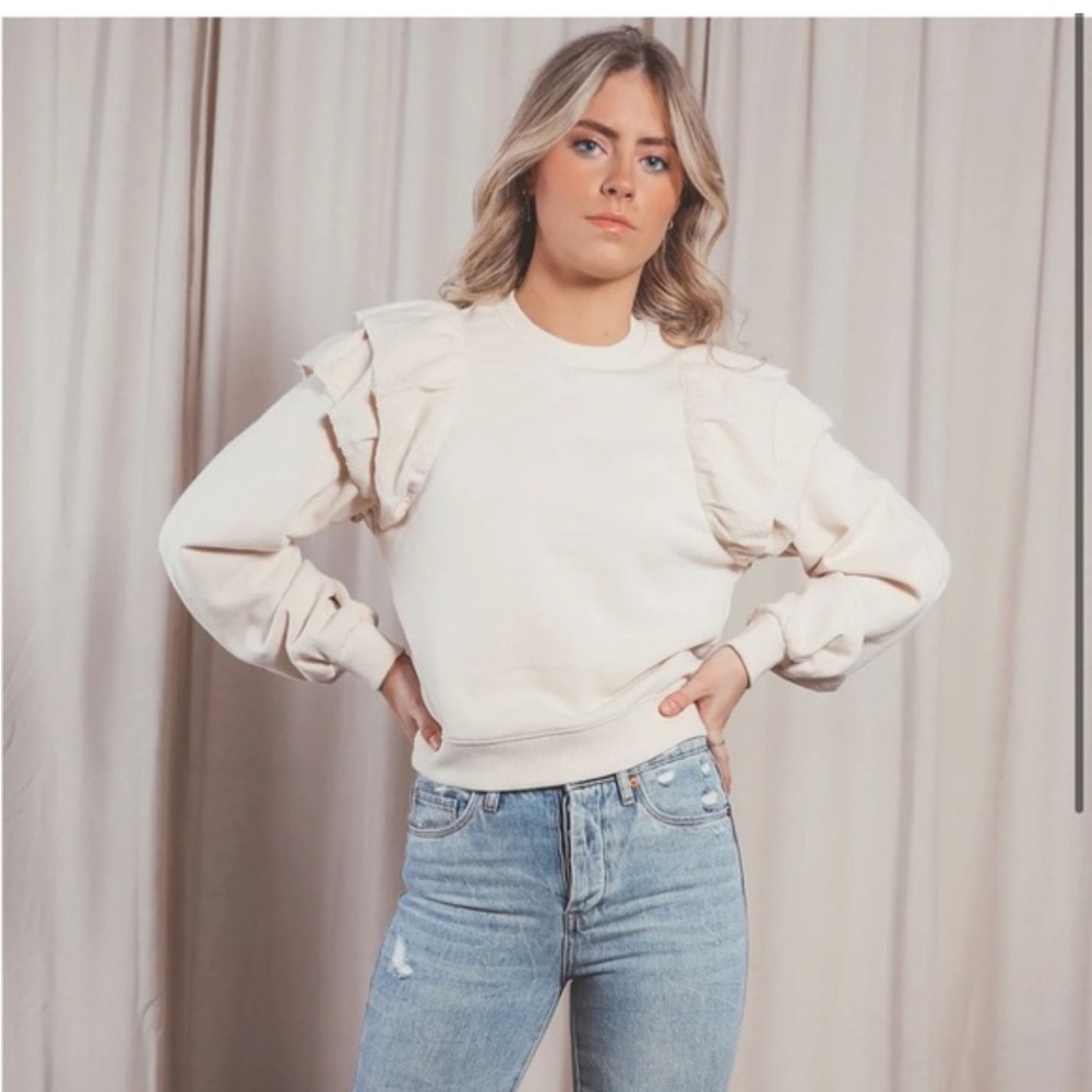 Pistola Dylan Ruffle Sweatshirt